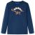 Tricou pentru copii cu mâneci lungi bleumarin 92 GartenMobel Dekor