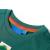 Tricou de copii cu mâneci lungi, verde, 116 GartenMobel Dekor