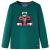Tricou de copii cu mâneci lungi, verde, 128 GartenMobel Dekor