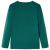 Tricou de copii cu mâneci lungi, verde, 128 GartenMobel Dekor