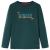Tricou de copii cu mâneci lungi verde închis 92 GartenMobel Dekor