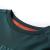 Tricou de copii cu mâneci lungi verde închis 104 GartenMobel Dekor
