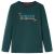 Tricou de copii cu mâneci lungi verde închis 104 GartenMobel Dekor