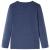 Tricou pentru copii cu mâneci lungi albastru închis 104 GartenMobel Dekor