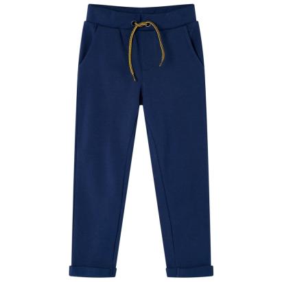 Pantaloni pentru copii cu șnur, bleumarin, 128 GartenMobel Dekor