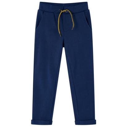 Pantaloni pentru copii cu șnur, bleumarin, 140 GartenMobel Dekor