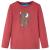 Tricou pentru copii cu mâneci lungi, roșu ars, 92 GartenMobel Dekor