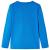 Tricou de copii cu mâneci lungi, albastru cobalt, 104 GartenMobel Dekor