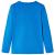 Tricou de copii cu mâneci lungi, albastru cobalt, 140 GartenMobel Dekor