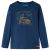 Tricou pentru copii cu mâneci lungi, bleumarin, 104 GartenMobel Dekor