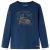 Tricou pentru copii cu mâneci lungi, bleumarin, 128 GartenMobel Dekor