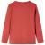 Tricou pentru copii cu mâneci lungi roșu ars 104 GartenMobel Dekor