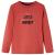 Tricou pentru copii cu mâneci lungi roșu ars 104 GartenMobel Dekor