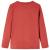 Tricou pentru copii cu mâneci lungi roșu ars 140 GartenMobel Dekor