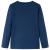 Tricou de copii cu mâneci lungi, bleumarin, 128 GartenMobel Dekor