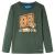 Tricou copii mâneci lungi, verde închis, 92 GartenMobel Dekor