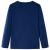 Tricou copii mâneci lungi, bleumarin, 92 GartenMobel Dekor
