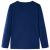 Tricou copii mâneci lungi, bleumarin, 116 GartenMobel Dekor