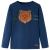 Tricou pentru copii cu mâneci lungi, bleumarin, 128 GartenMobel Dekor
