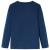 Tricou pentru copii cu mâneci lungi, bleumarin, 128 GartenMobel Dekor