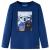 Tricou pentru copii cu mâneci lungi,, albastru jeans, 104 GartenMobel Dekor