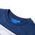 Tricou pentru copii cu mâneci lungi,, albastru jeans, 104 GartenMobel Dekor