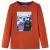 Tricou pentru copii cu mâneci lungi, ruginiu deschis, 116 GartenMobel Dekor