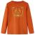 Tricou pentru copii cu mâneci lungi, ruginiu deschis, 128 GartenMobel Dekor