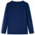 Tricou pentru copii cu mâneci lungi, bleumarin, 104 GartenMobel Dekor