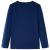 Tricou pentru copii cu mâneci lungi, bleumarin, 116 GartenMobel Dekor