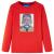 Tricou pentru copii cu mâneci lungi, roșu, 92 GartenMobel Dekor