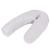 Pernă de sarcină în formă de J, gri, 54x(36-43) cm GartenMobel Dekor