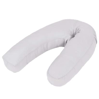 Pernă de sarcină în formă de J, gri, 54x(36-43) cm GartenMobel Dekor