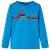 Tricou de copii cu mâneci lungi albastru cobalt 92 GartenMobel Dekor