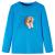 Tricou de copii cu mâneci lungi albastru cobalt, 104 GartenMobel Dekor