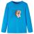 Tricou de copii cu mâneci lungi albastru cobalt, 116 GartenMobel Dekor