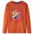 Tricou de copii cu mâneci lungi ruginiu deschis, 104 GartenMobel Dekor