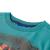Tricou copii cu mâneci lungi albastru verzui închis 92 GartenMobel Dekor