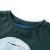 Tricou de copii cu mâneci lungi verde închis 116 GartenMobel Dekor