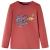 Tricou pentru copii cu mâneci lungi, roșu ars, 140 GartenMobel Dekor