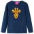 Tricou cu mâneci lungi pentru copii, bleumarin 128 GartenMobel Dekor