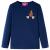 Tricou de copii cu mâneci lungi, bleumarin, 104 GartenMobel Dekor