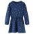 Rochie pentru copii cu mâneci lungi, bleumarin, 104 GartenMobel Dekor