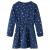 Rochie pentru copii cu mâneci lungi, bleumarin, 116 GartenMobel Dekor