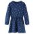 Rochie pentru copii cu mâneci lungi, bleumarin, 116 GartenMobel Dekor