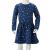 Rochie pentru copii cu mâneci lungi, bleumarin, 116 GartenMobel Dekor
