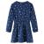 Rochie pentru copii cu mâneci lungi, bleumarin, 140 GartenMobel Dekor