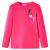 Tricou pentru copii cu mâneci lungi, roz aprins, 104 GartenMobel Dekor