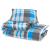 Set cu husă de pilotă, albastru și gri, 225x220 cm, bumbac GartenMobel Dekor