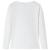 Tricou pentru copii cu mâneci lungi, ecru, 128 GartenMobel Dekor